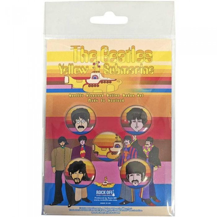 The Beatles Yellow Submarine Portrait Badge (Pack of 5)
