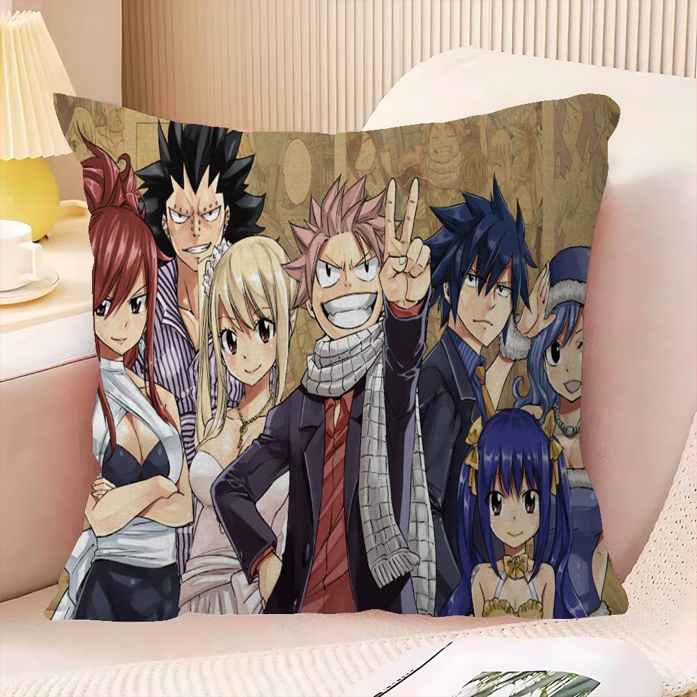 F-Fairy T-Tail A-Anime Pillow Cover For Bedroom Room And Living Room Sofa Decorative Cushion Cover