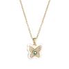 Women's Butterfly Zirconia Clavicle Necklace: Elegant, Fashionable, Titanium Steel Jewelry
