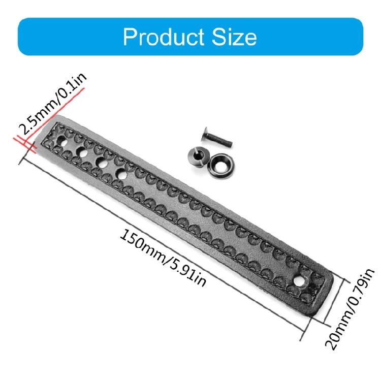 2Pcs Leather IIWB Belt Rings Waist Rings For Cutter Sheath Scabbard Holsters Making Repalcement Parts With Screws Kit