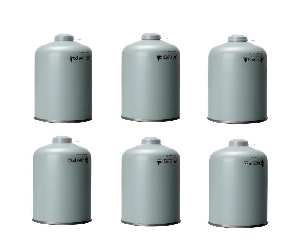 Snow Peak Giga Power Gas 500 Iso GP-500SR (x 6)