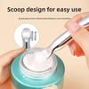 Chrome Handle Silicone Face Mask Brush Soft Hair Foundation Applicator  Skincare Products