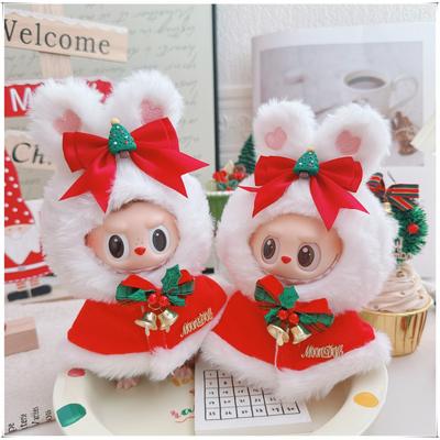 Babykleidung für Weihnachten Umhang Hase Weihnachtsmütze Sitzende Party Vinyl-Anhänger