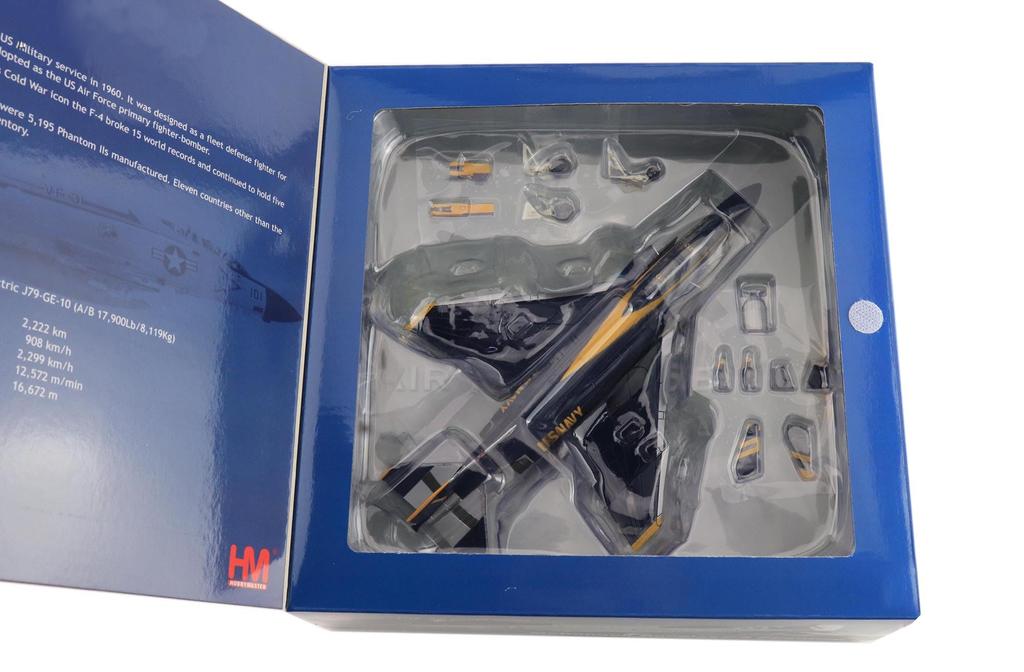 HOBBY MASTER Phantom 2 Blue Angels Hall Navy finished product 1/72 F-4J H. Commander's aircraft,