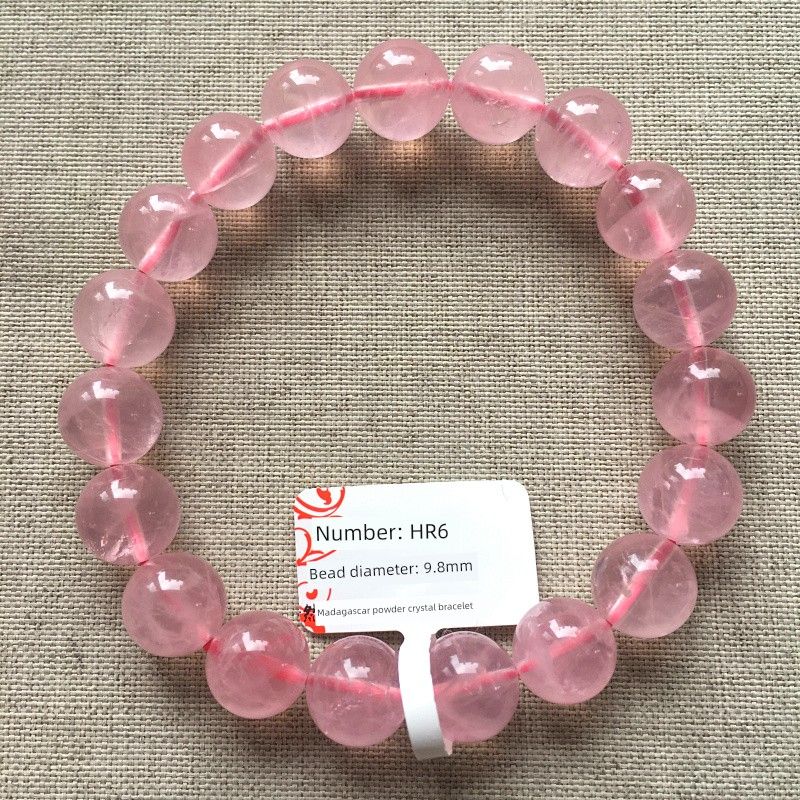 

Натуральный Мадагаскарский Розовый Кристалл Старой Руды Браслет Желейное Тело Браслет Остров Багамы Женские Аксессуары Привлечение Мужского Внимания Брак
