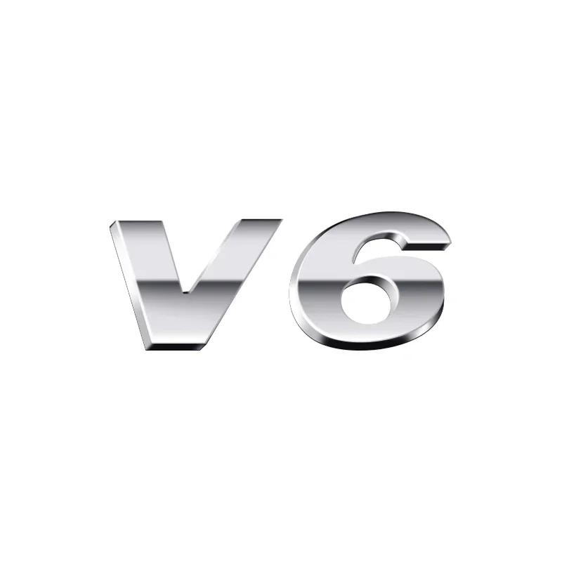 1 pezzo 3D ABS TSI TDI V6 V8 Lettere Auto Posteriore Coda Baule Laterale Parafango Emblema Logo