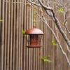 House Dome Bird Feeders for Wild Bird Waterproof Bird Feeders Outside Hanging Bird Feeders Rainproof Bird Feeding Statio