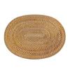 Handgefertigter vietnamesischer Rattan Hitzeschutz-Untersetzer für Ess- und Teegeschirr