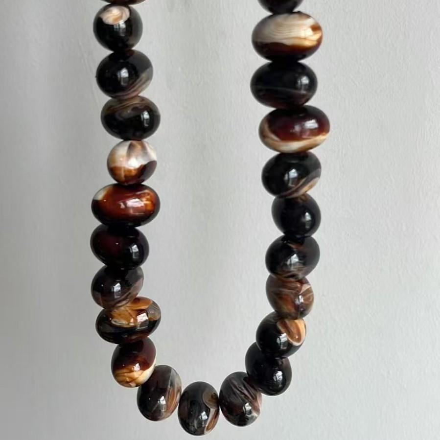

Accessories Acrylic Beads Beaded Collarbone Chain Exaggerated Necklace