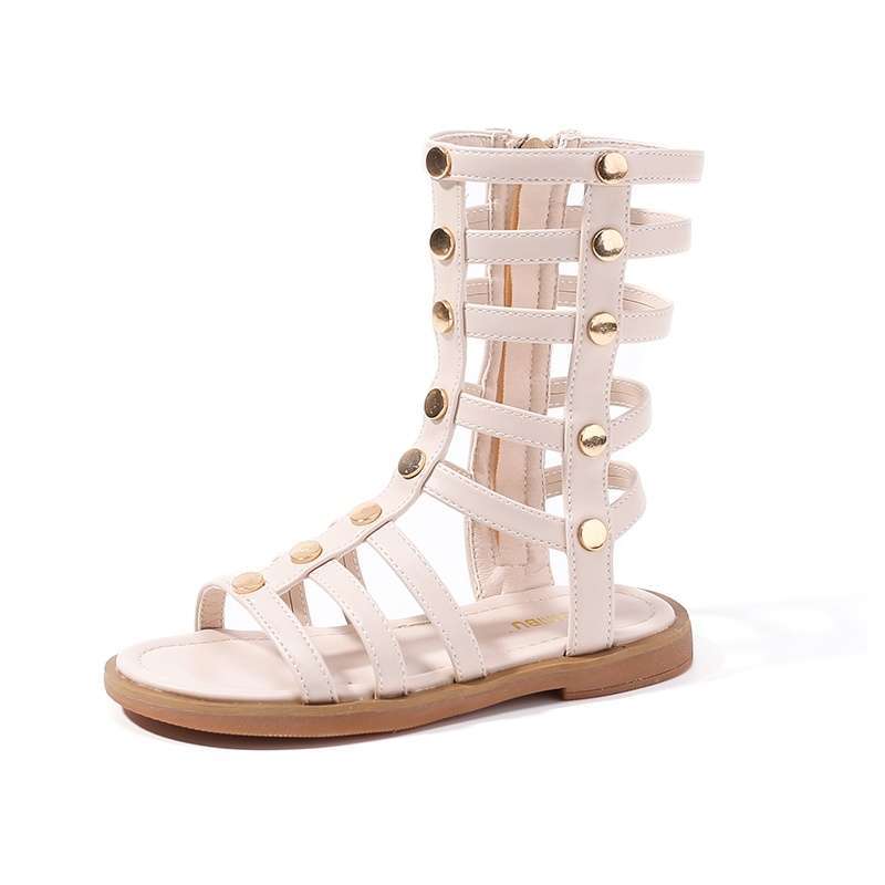 Girls sandals 2025 new fashion children's summer little girl Korean version of Roman shoes tide older children princess sandals