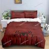 Fashion 3D Exquisite Red Black Spider Anime Digital Printing Bedding Set Duvet Cover Comforter Bed Youth Kids Girl Boys Gift