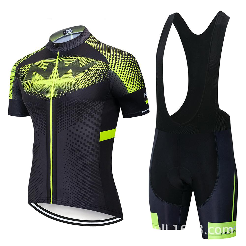 Summer NW Short Sleeve Strap Cycling Suit Men's Bicycle Suit Moisture Absorbing, Breathable and Sweating