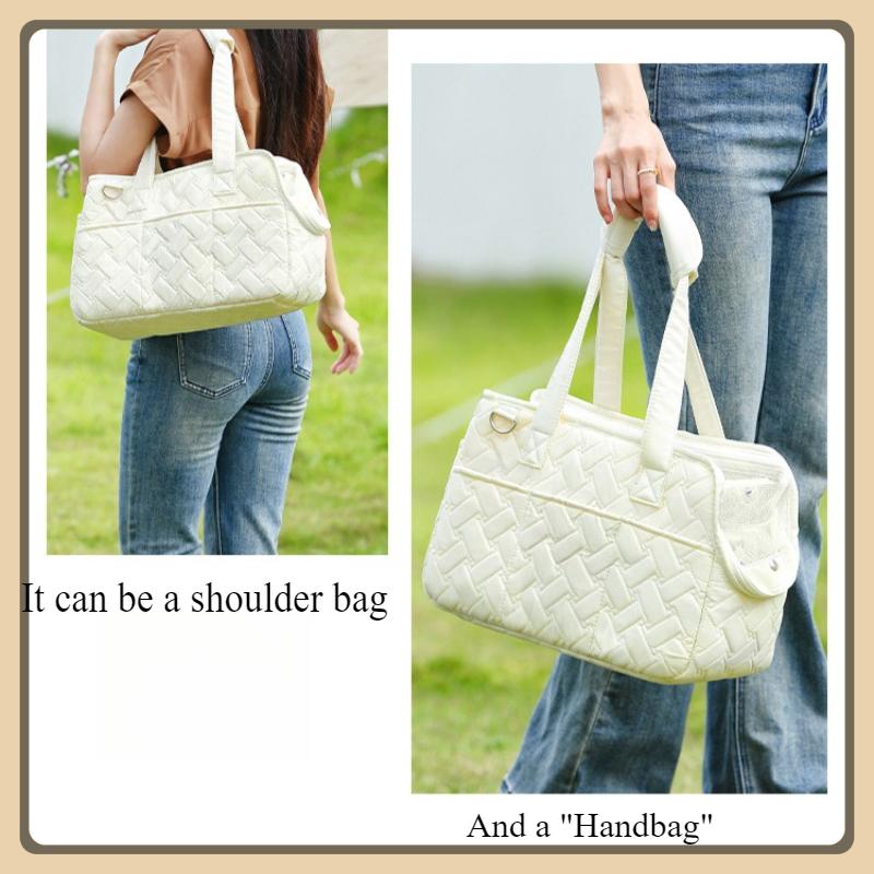 Breathable Adjustable Pet Carrier Bag Large Capacity Cat Dog Shoulder Sling Handbag Accessories
