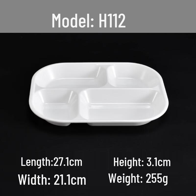 AVADEN Melamin Unterteilte Speiseteller