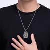 Hao Xing 2021 Stainless Steel Egyptian Pharaoh Cat Pendant Necklace