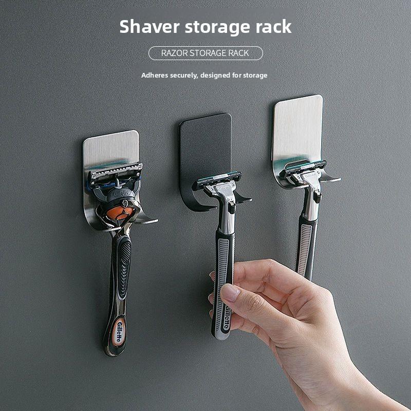 Stainless Steel Shaving Knife Rack, Shaving Knife Hook, Storage Stand, Bathroom Old-fashioned Manual Shaving Knife Holder