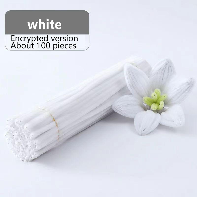 

100pcs Pipe Cleaners Chenille Stem Craft Flower Supplies Colorful Pipe Cleaners Set For Diy Art And Craft Decorations