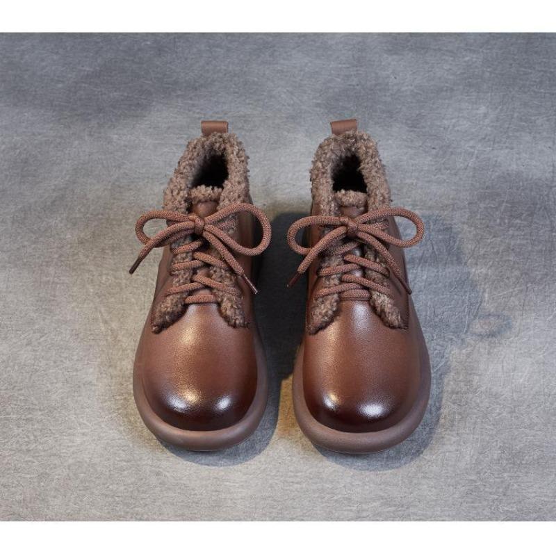 

Soft-soled soft leather Martin boots for women s spring and autumn new versatile, thin and comfortable single shoes, velvet short boots 40 темно-коричневого