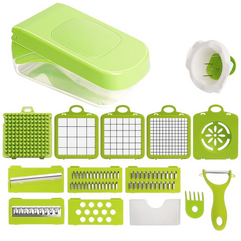 21x12x9cm Multifunctional Vegetable Chopper Versatile Vegetable Chopper Tool Versatile Cutting Options Easy To Clean Design