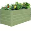 Galvanized Garden Planter Box with Safe Folded Edge Design for Vegetables and Fruits