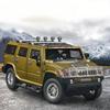 1:18 HUMMER H2 Highway 61 Off Road SUV Alloy Metal Diecast Model Car Boy’s High Simulation Miniature Holiday Present Home Gifts