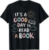 It's A Good Day To Read A Book T-Shirt Print Original Design Gifts T Shirts Print on Demand Vintage T Shirt Camisas Streetwear