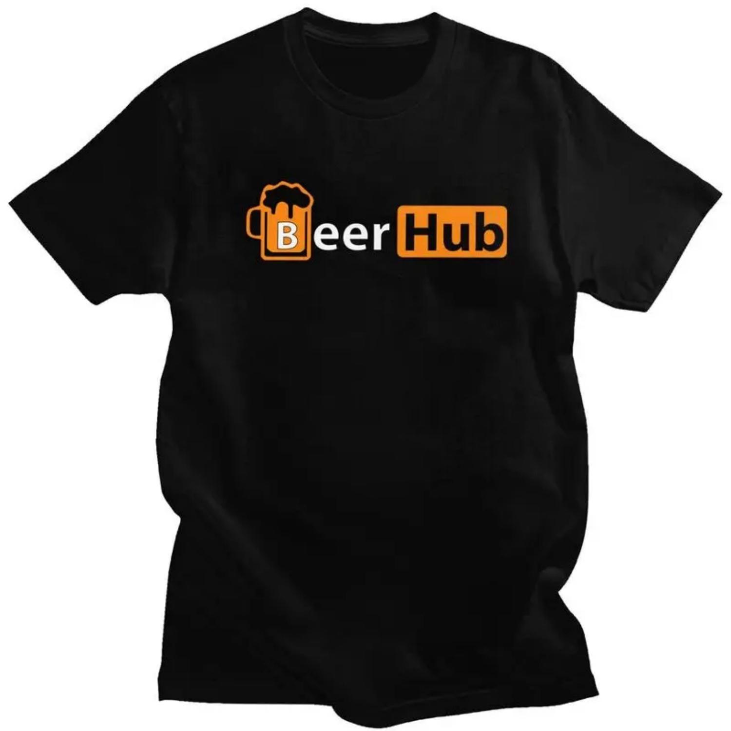 

Мужская футболка Custom Beer Hub Футболка Футболка Короткий рукав Футболка Beerhub Приталенная S разноцветный