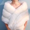 Şal de Mireasă Fură de Blană Faux Blan Wrap Rochie de Seară Bolero Pelerina Nunta Şal Iarnă Pelerina Mireasă