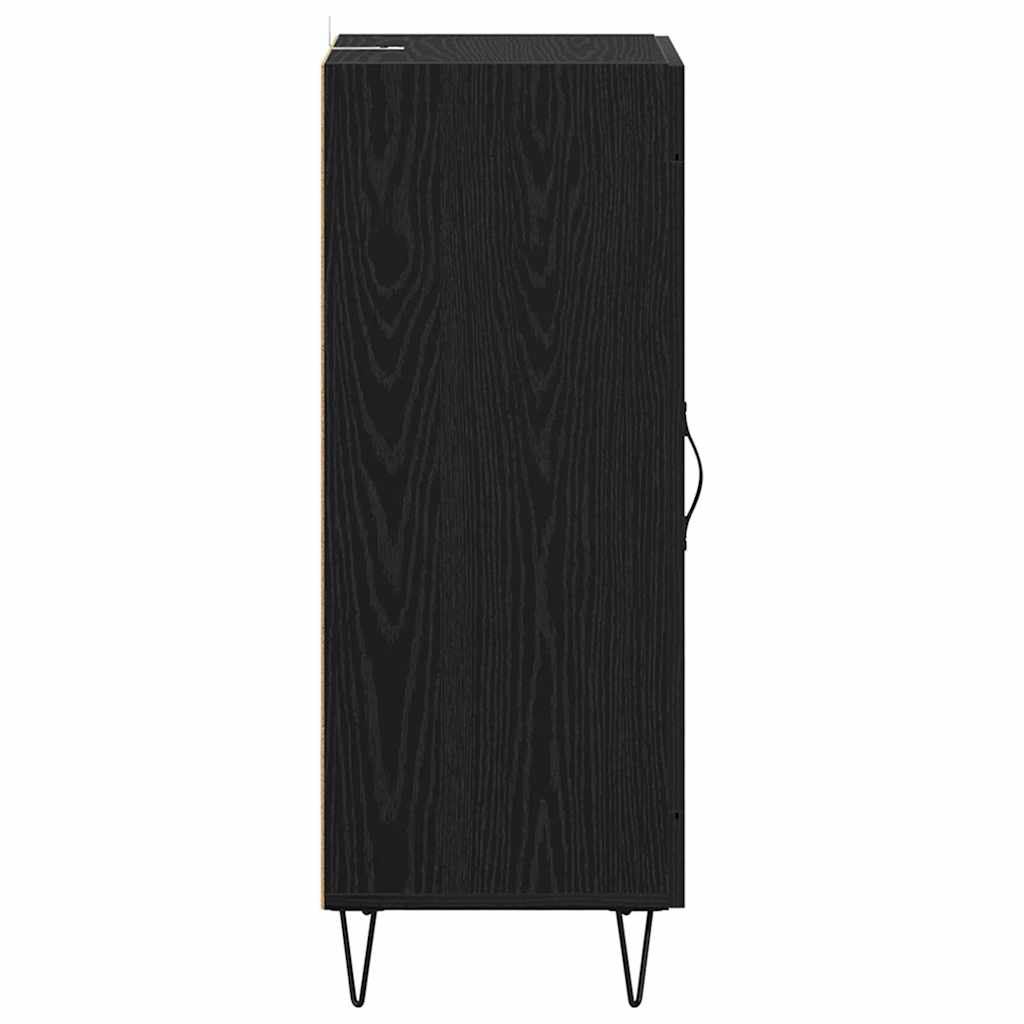 Sideboard in Black Oak Look 34.5 x 34 x 90 cm