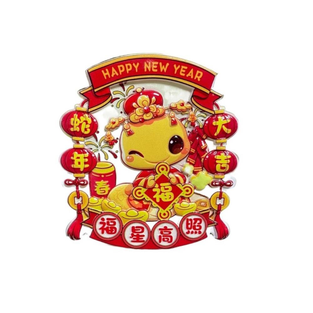 1/4pcs Resin Spring Festival Couplet Cute Fridge Magnets  Locker Cabinet
