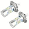 2PCS front LED headlight bulbs headlamp H7 high and low beam 6000K super white