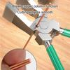 Carbon Steel Crafting Clip Pliers For Secure Glass Copper Rod Trimming With Improved Friction Coated Tip