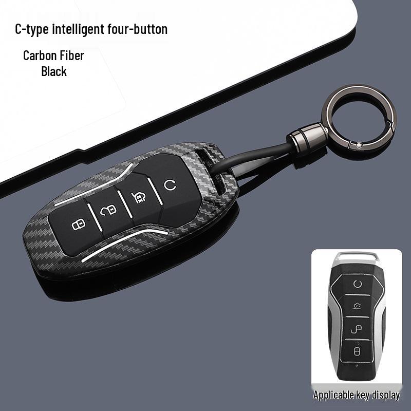 BYD Song Plus Key Case for 2021-2025 Models - Compatible with Song Pro, Song Ld/Max EV Car Accessories Shell