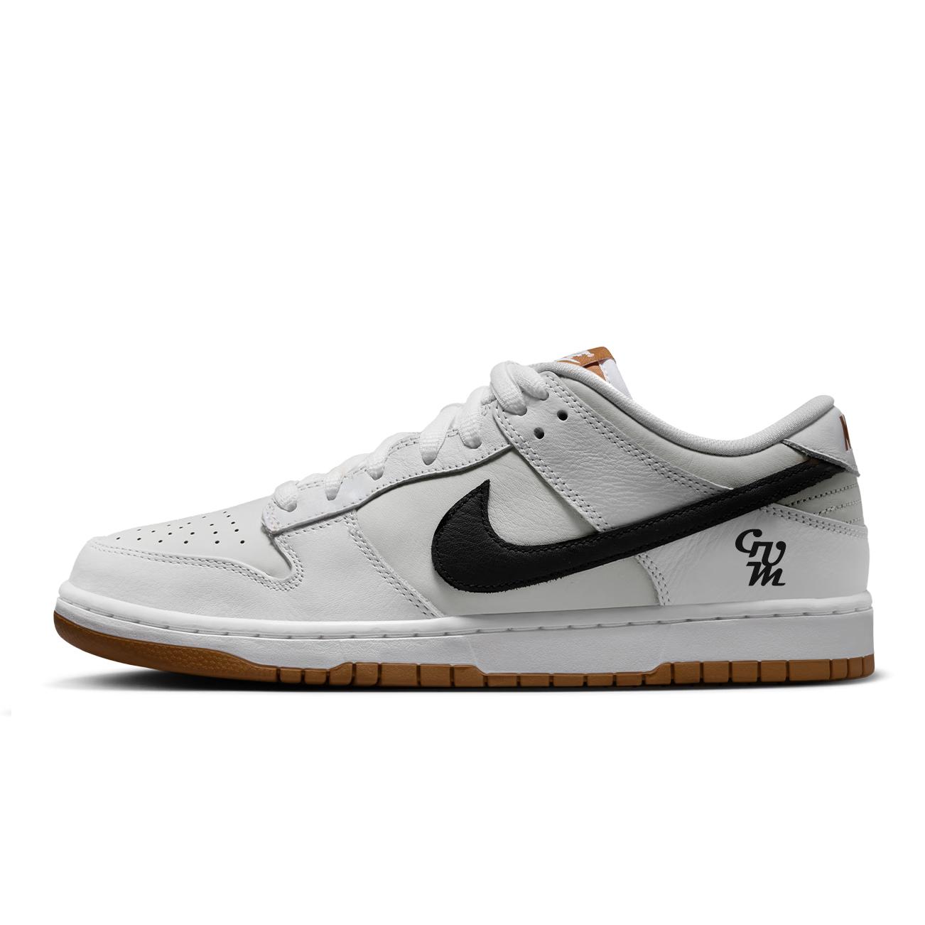 

Nike Dunk Abrasion Resistant Low top Skateboard Shoes Unisex White Black FQ6965-700(Team1302-) 37.5