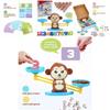 Lustiges Mathe-Zählspiel für Kinder Affen-Balance-Spielzeug-Set für Vorschulkinder