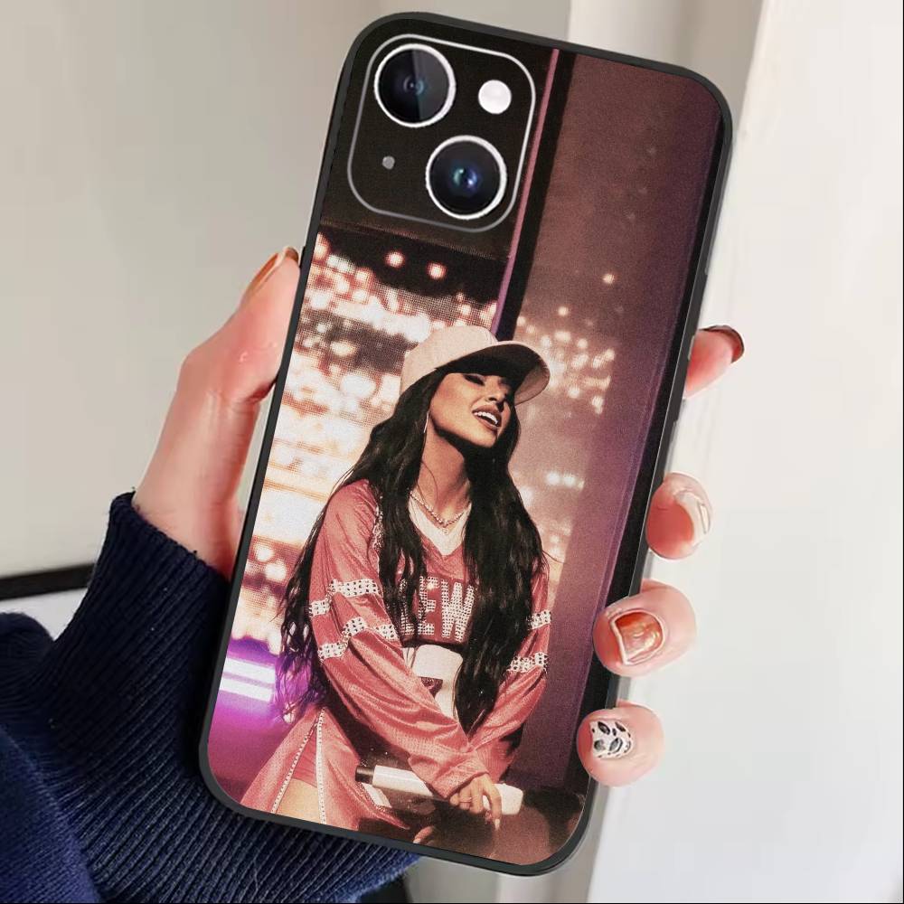 

F-Fashion Becky G Mobile Phone Case For iPhone 17 16 15 14 13 12 Max Plus Silicone Black Cover iPhone17
