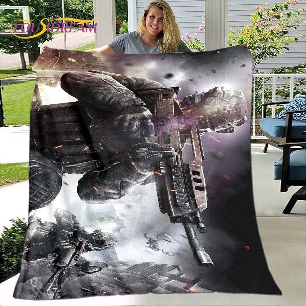 Game COD, Call of Duty Gamer Soft Plush Blanket,Flannel Blanket Throw Blanket for Living Room Bedroom Bed Sofa Picnic Cover Kids