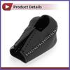 Car Gear Shift Knob Cover for Honda CR-V 2015-2016 Black Grey  Faux Leather New