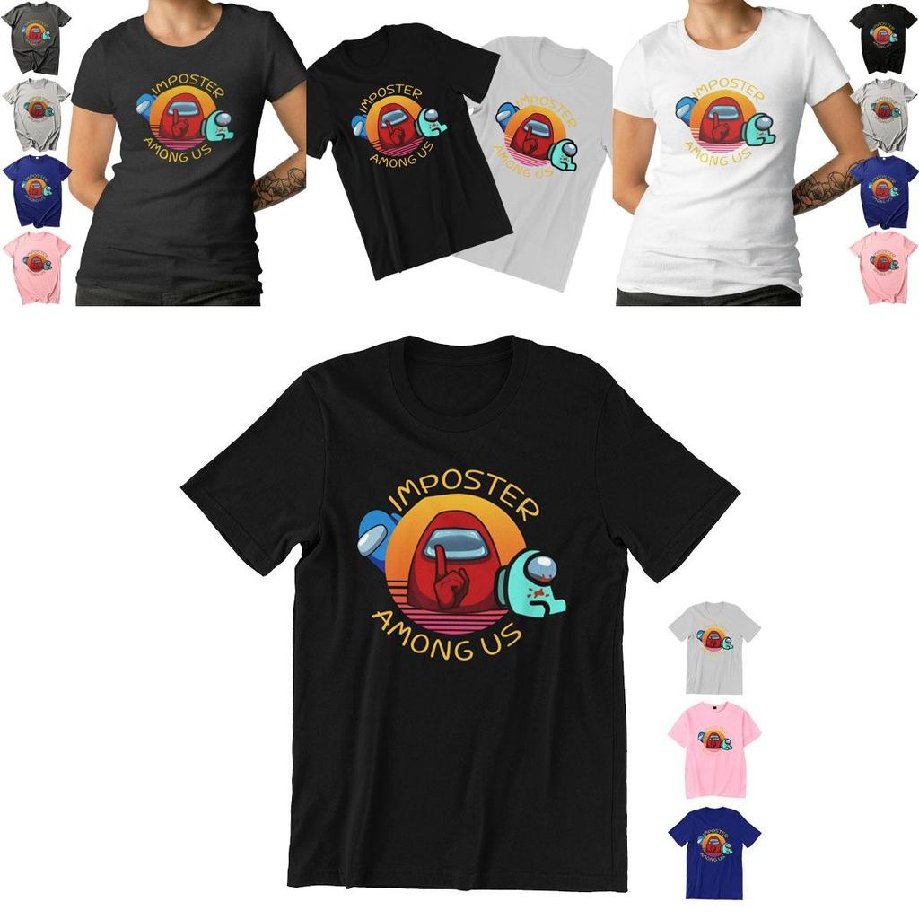 Adult Ladies Mens Game Tshirt Imposter Gaming Tops Tshirt