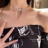Spicy Girl Tassel Pearl Necklace: Elegant, Versatile Clavicle Jewelry for Women