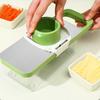New Multifunctional Vegetable Cutter, 6 Blades Portable Mandoline For Kitchen, Adjustable Vegetable Cutter With Stainless Steel Blades