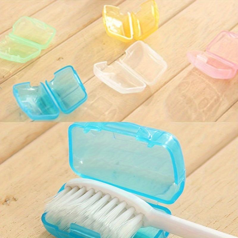 5PCS Travel Toothbrush Head Protective Cover, Protective Shell Head Cover, Portable