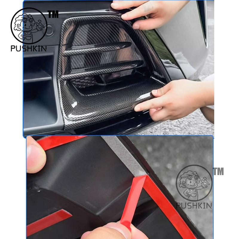 For Xiaomi YU7 2025 Front and Rear Fog Light Bezels Protective cover Front Bumper Trim Cover car Accessories