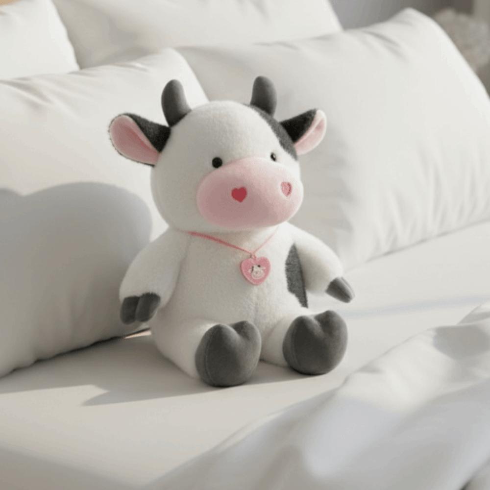 Cartoon Animals Cow Toys Simulation Cow Plush Toy Cow Stuffed Plush Doll  Birthday Gift
