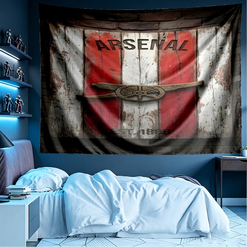 Football Team F.C Print Tapestry, Lightweight Wall Hanging, for Bedroom, Dorm, Living Room, Home Art Decor - Birthday Christmas Gift for Friends
