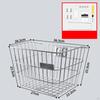 Bike Basket Front Stainless Steel Portable Mountain Bikes Storage Rack for Commuting