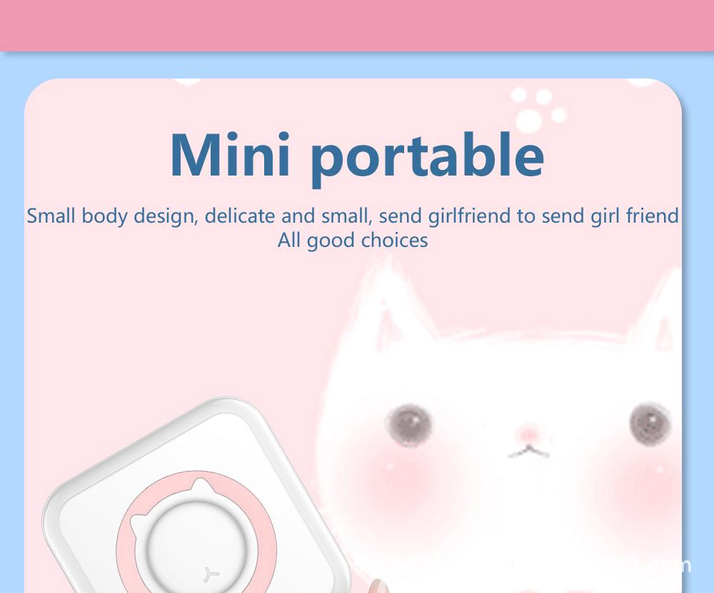 Wireless Portable Mini Photo Printer for Mobile Devices