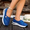 Fashion Crystal Metal Light Breathable Sneakers Women Summer Thick Sole Platform Mesh Shoes Plus Size Comfort Non Slip Walking Shoes