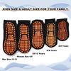 SkiBeaut Non Slip Trampoline Grips Socks Kids Youth Adult Athletic Socks Gripper for Boys Girls Yoga Socks Women Men 4 Pairs