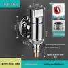 Pure Copper Automatic Shut-off Washing Machine Faucet - Multi-functional Angle Valve, Thickened Mini Design